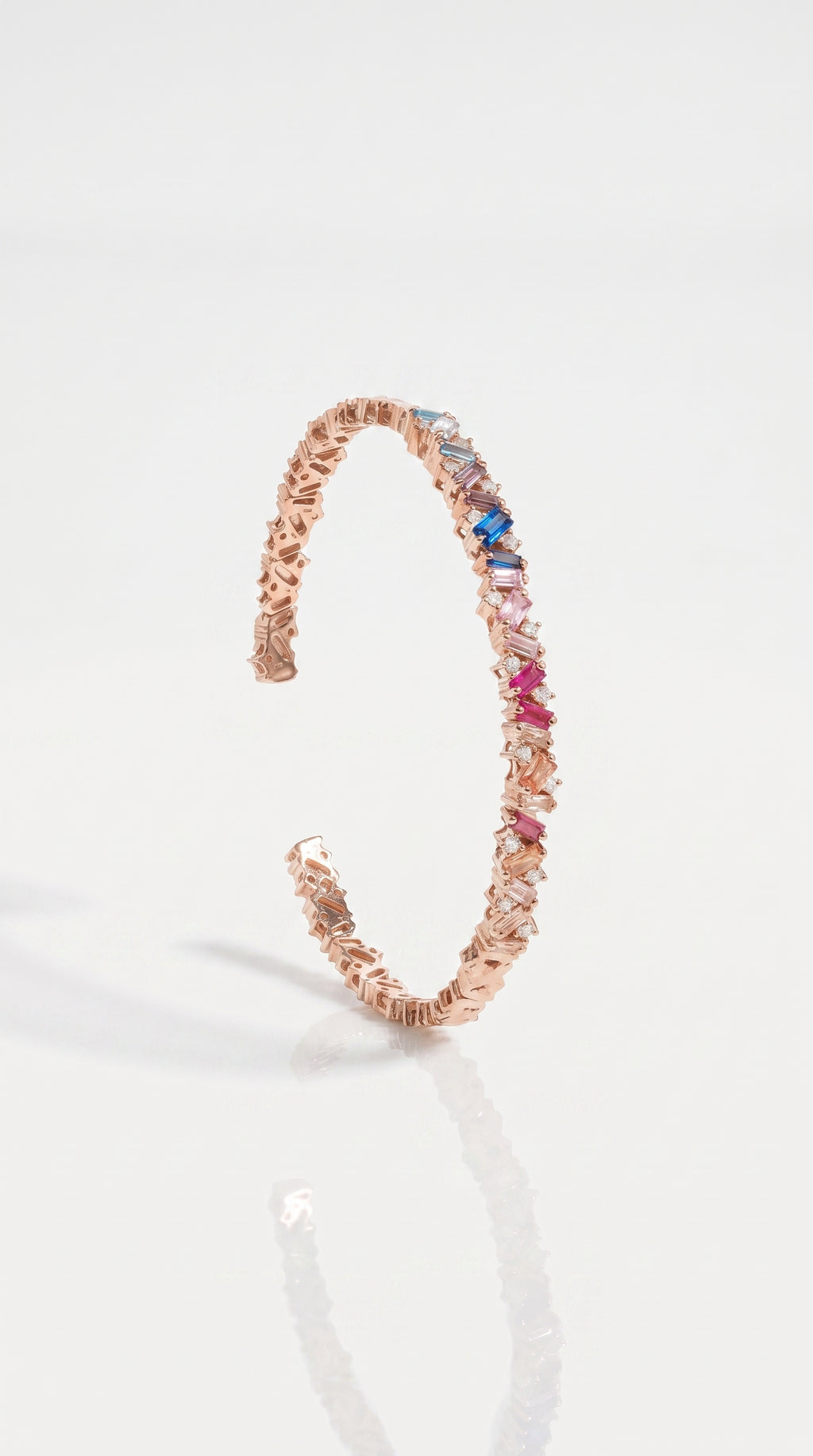 Rainbow Diamond Bangle