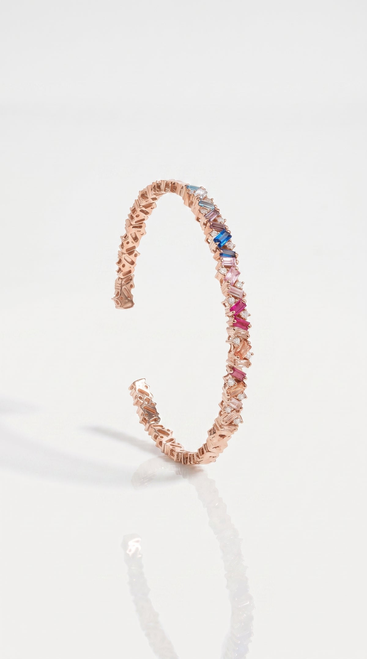 Rainbow Diamond Bangle