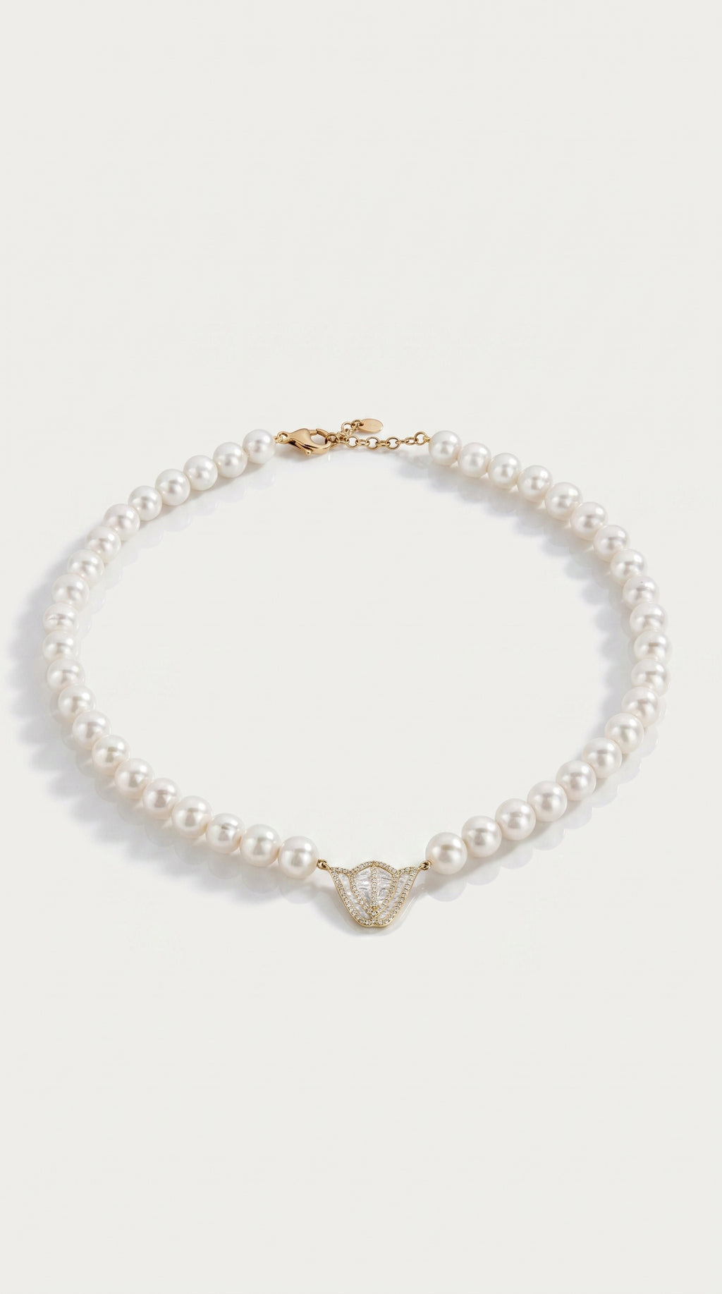 Hikayati Pearl Diamond Choker