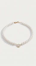 Hikayati Pearl Diamond Choker