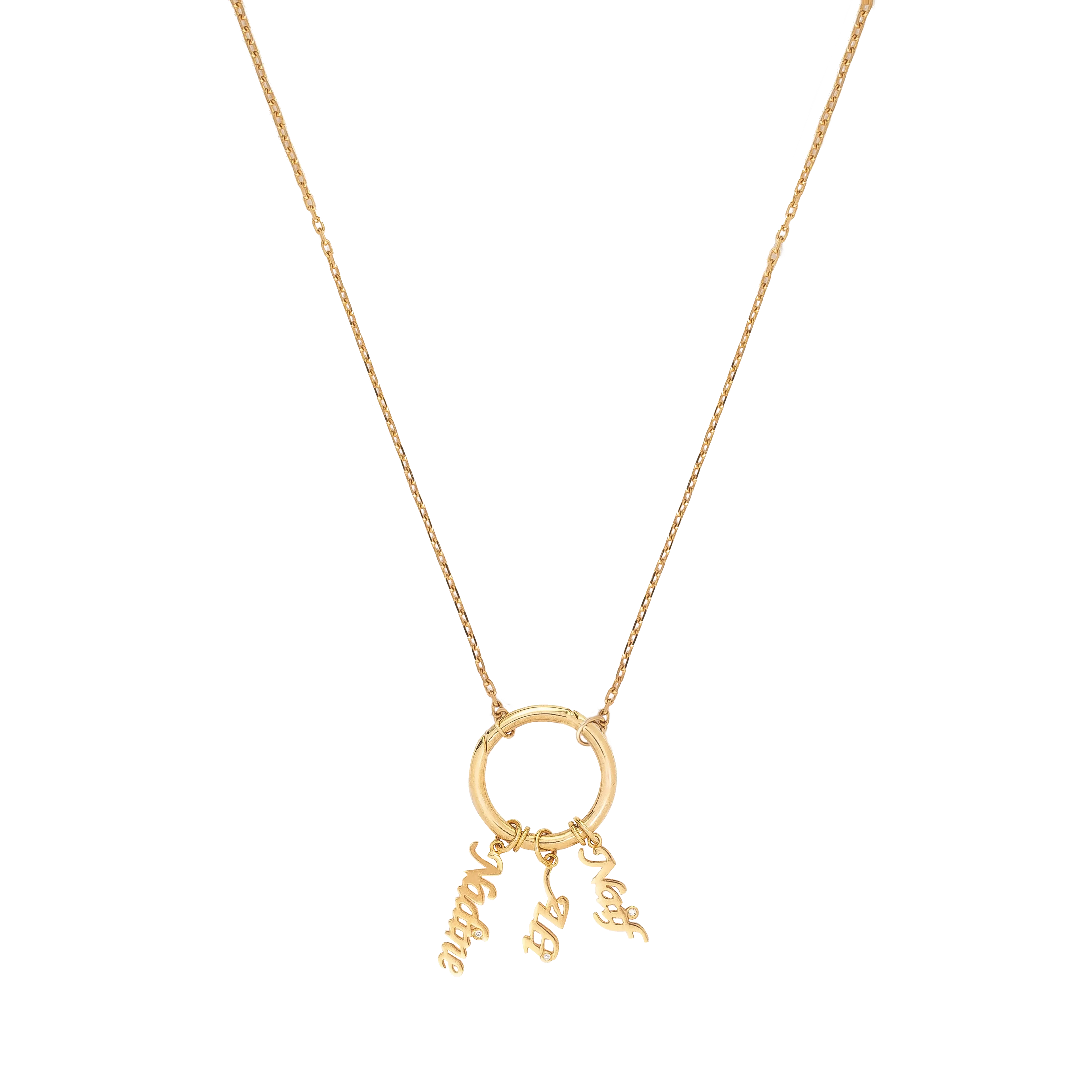 Name Charm Necklace