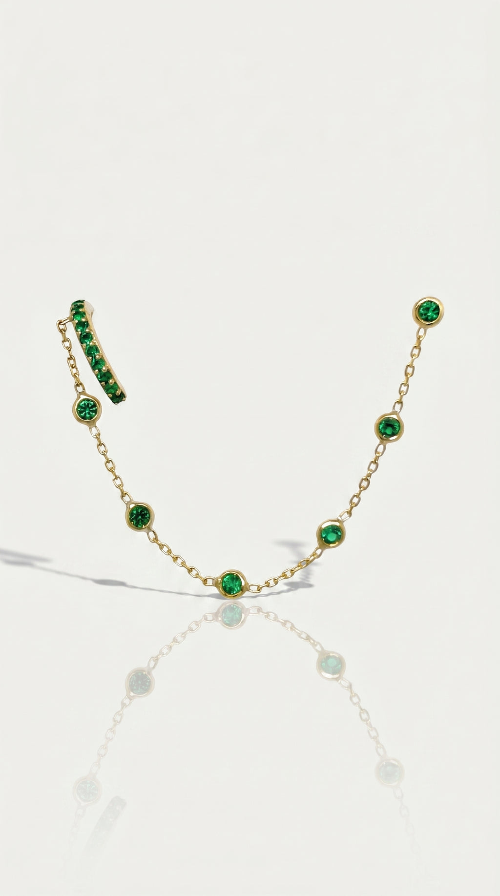 Emerald Earring Cuff