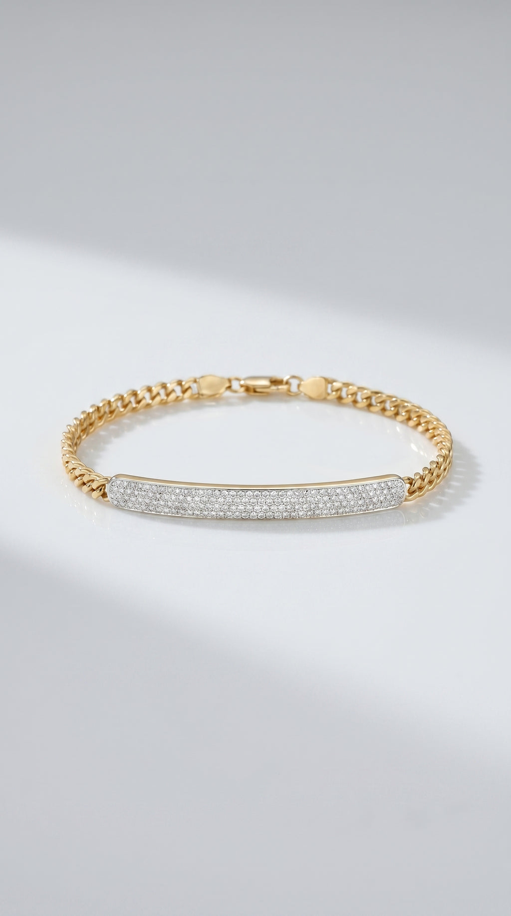 Diamond Plaque Cuban Chain