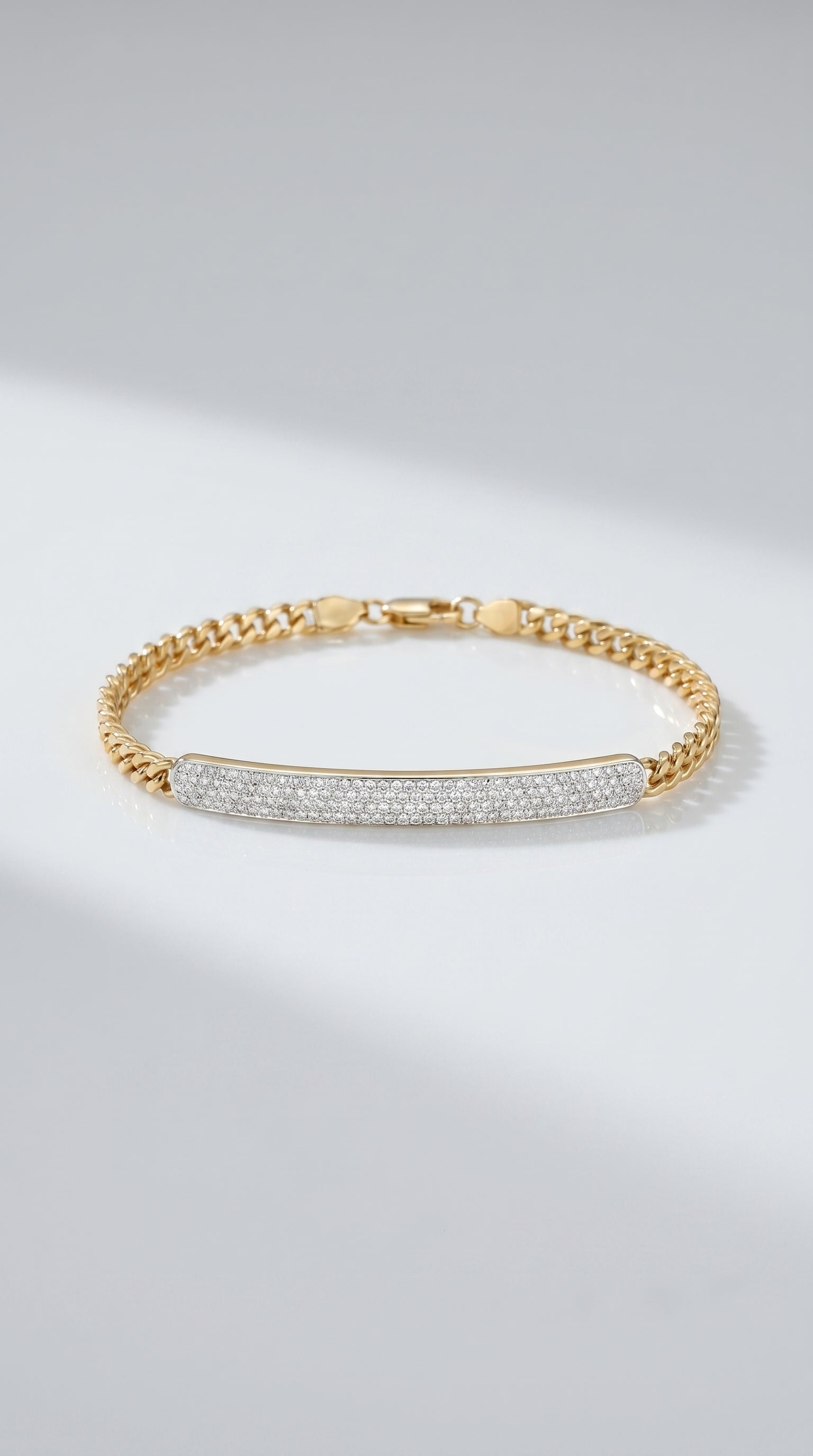 Diamond Plaque Cuban Chain
