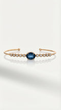 Into The Blue Sapphire Bangle