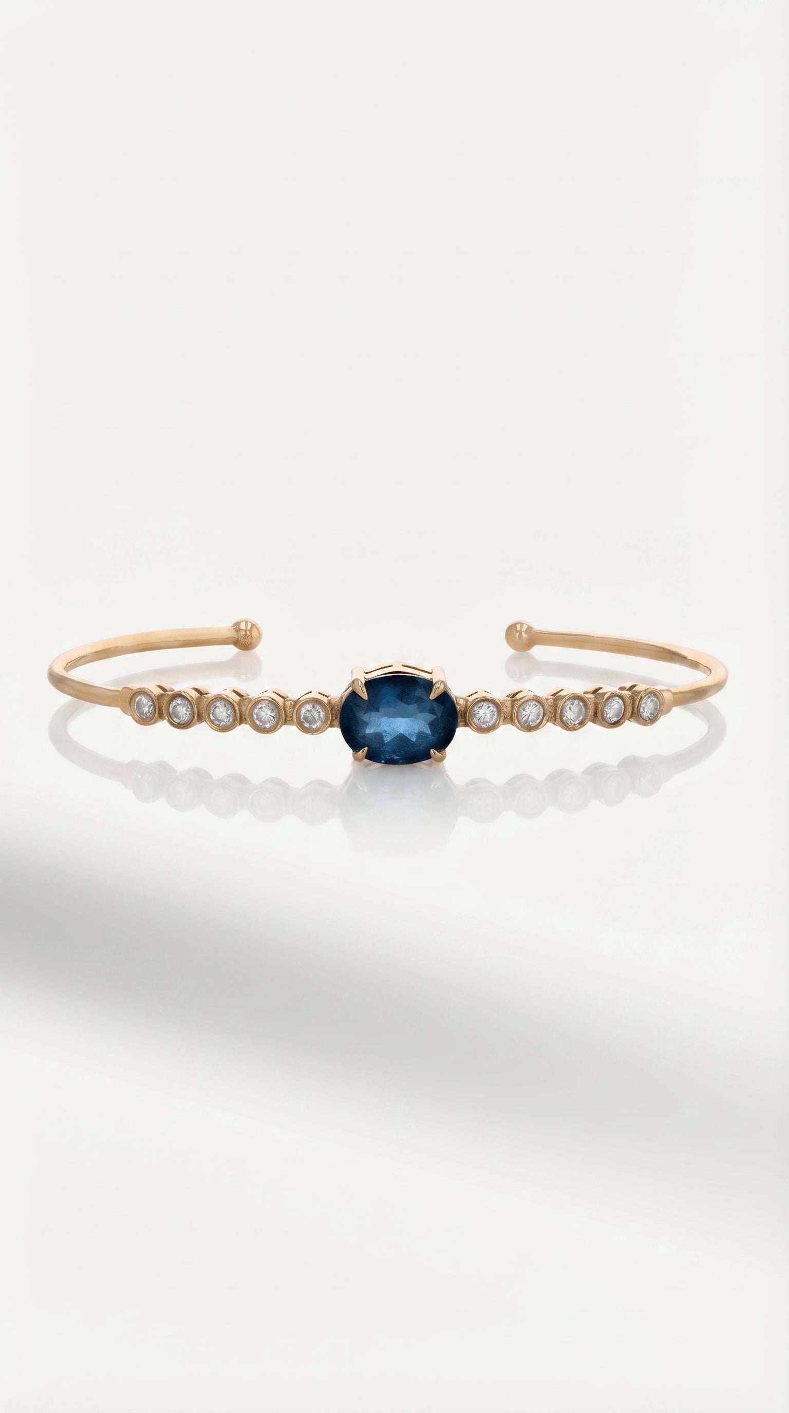 Into The Blue Sapphire Bangle