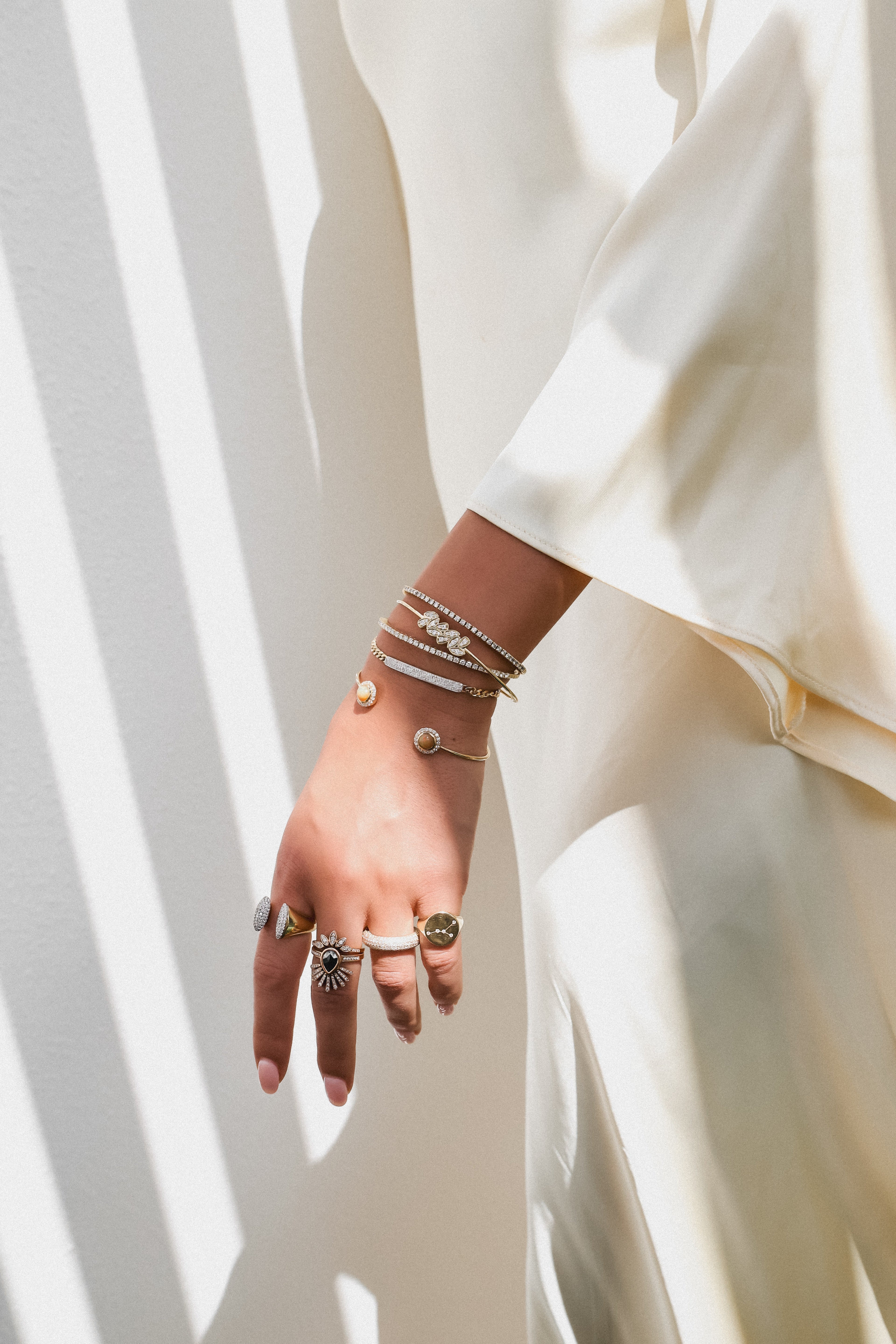 Sun Bloom Diamond Ring