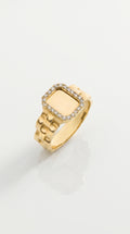 Diamond Pave Rolex Ring