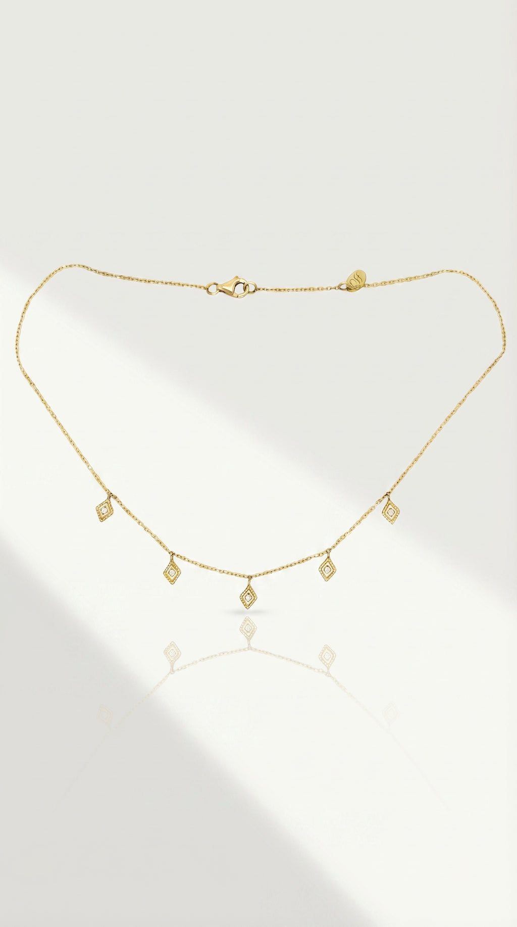 Kuba Lozenge Diamond Choker