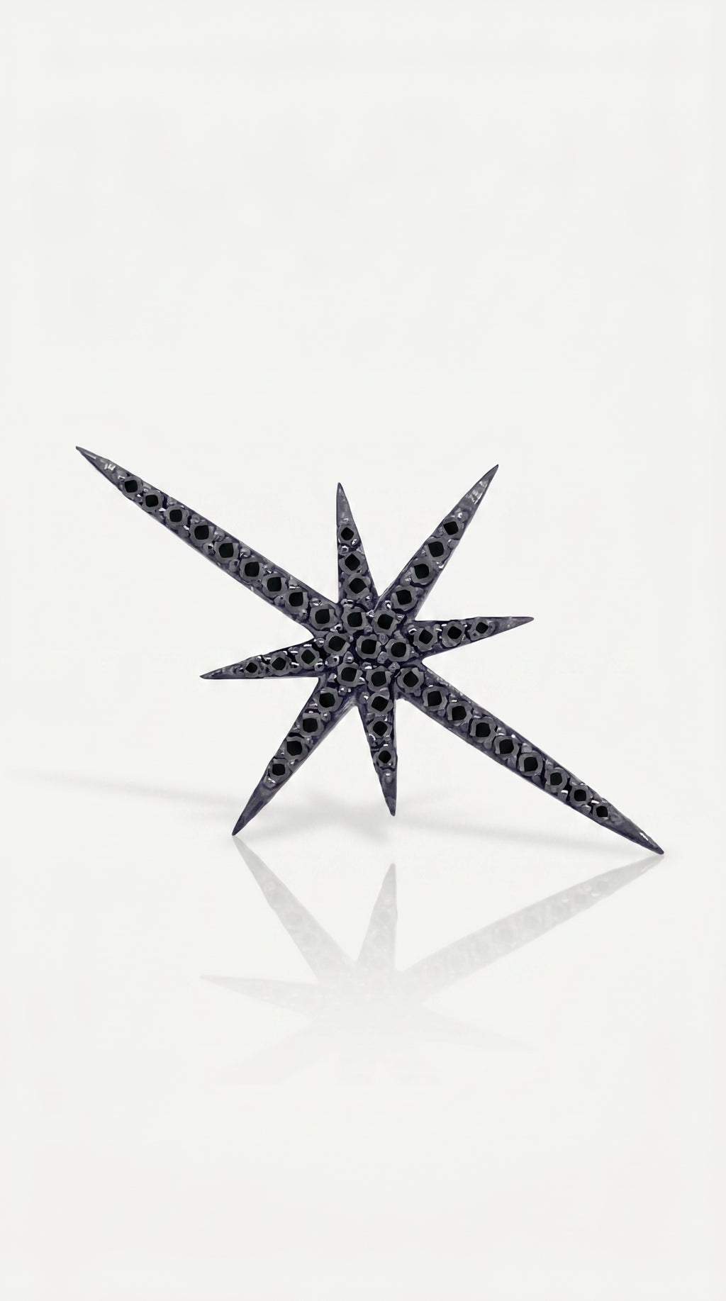 Black Diamond Starburst Pin