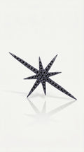 Black Diamond Starburst Pin