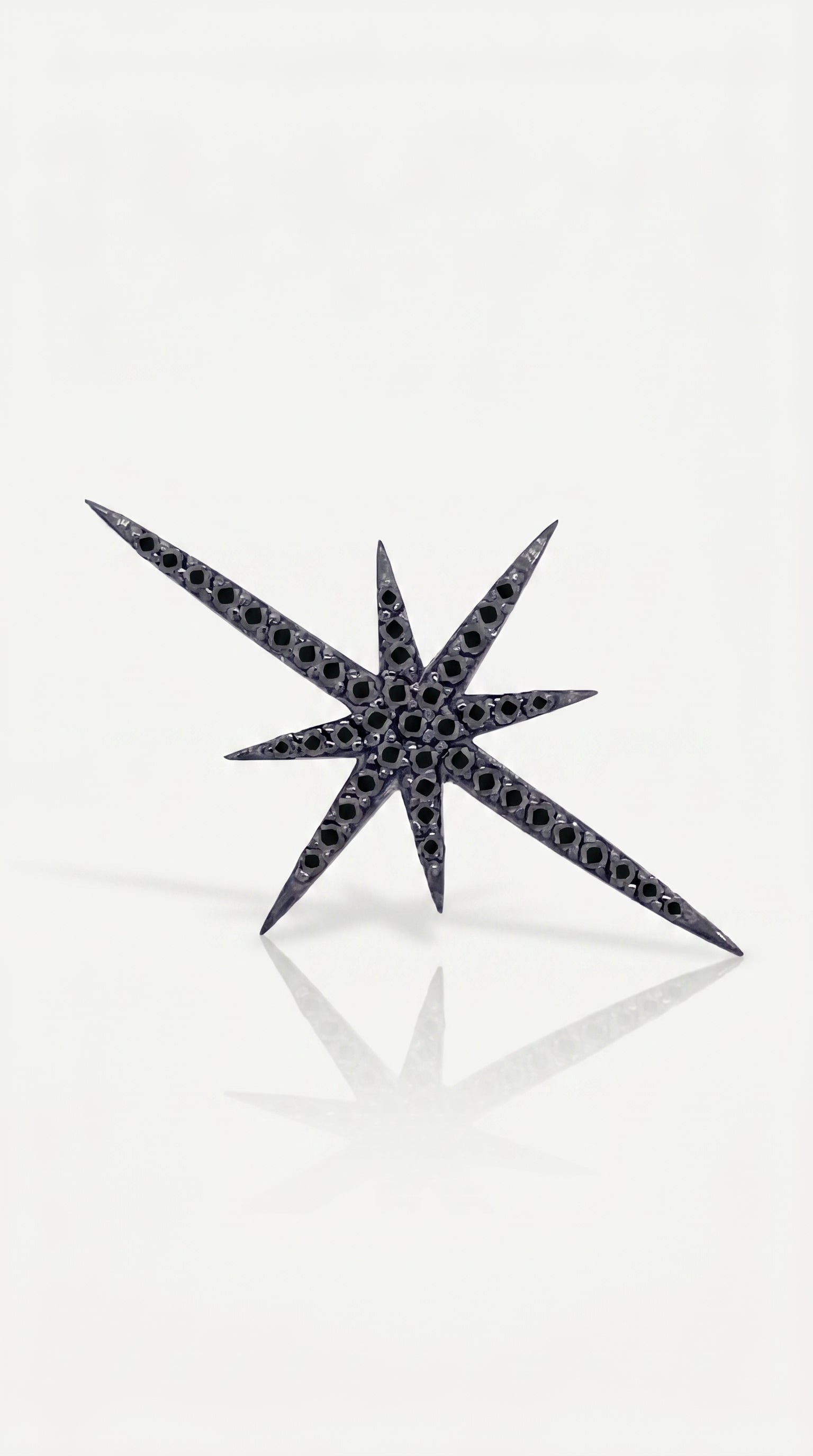 Black Diamond Starburst Pin
