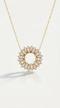 Marquise Diamond Bloom Pendant