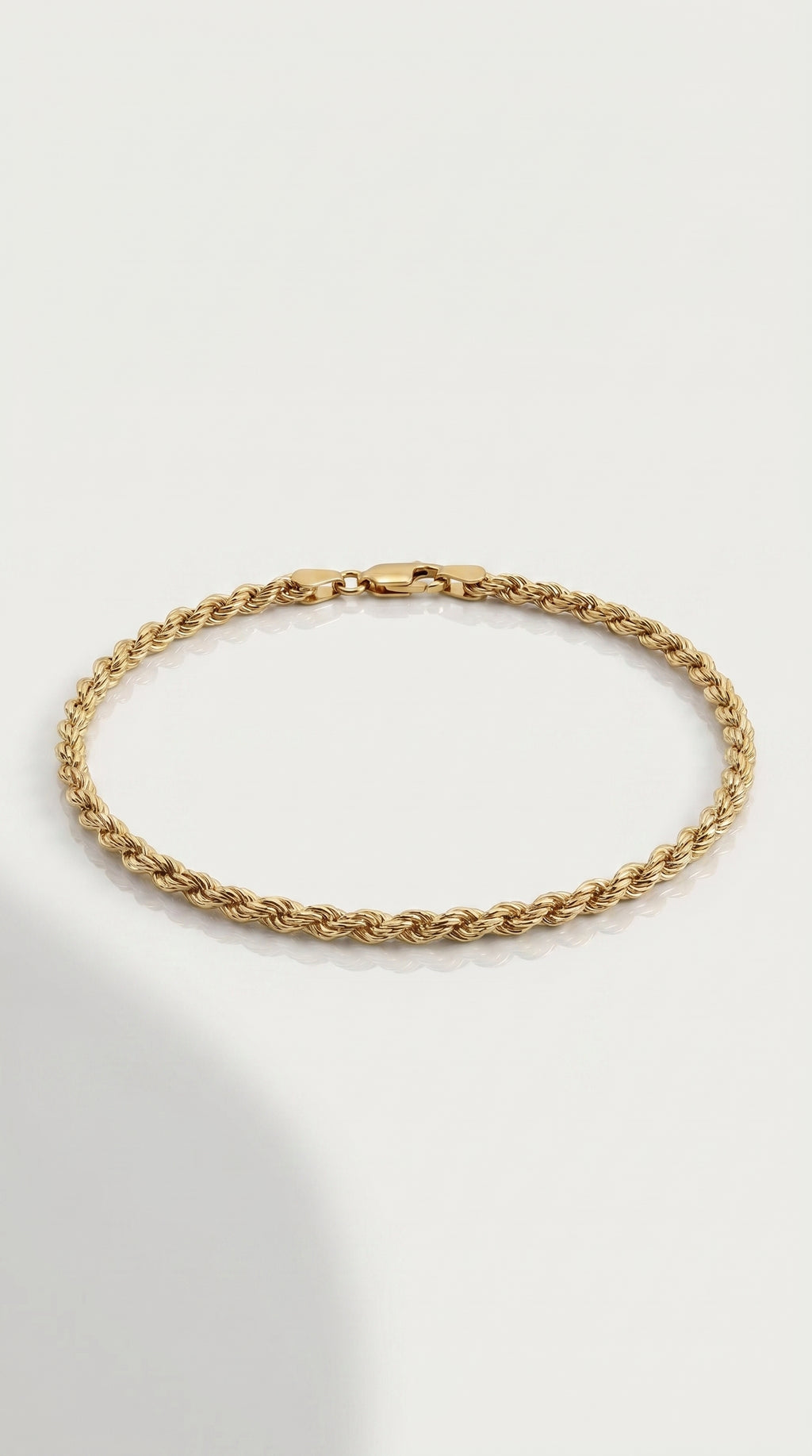 Twisted Gold Anklet