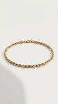 Twisted Gold Anklet
