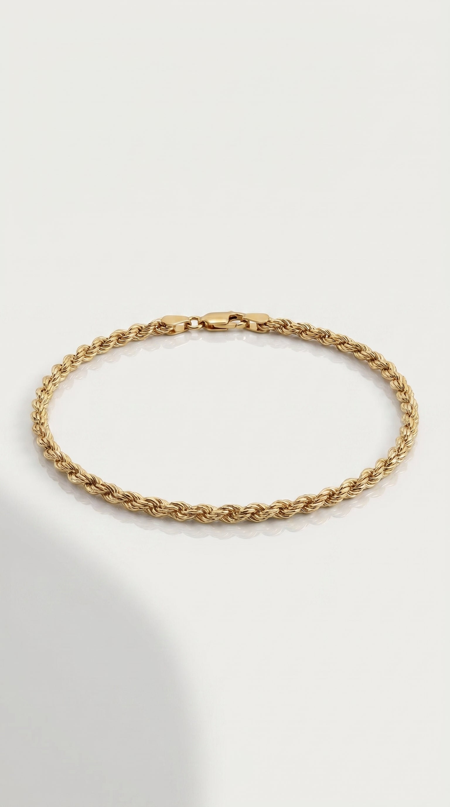 Twisted Gold Anklet