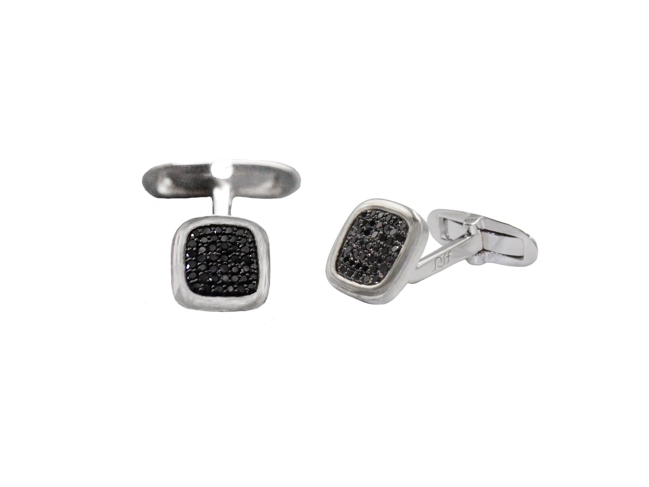 Black Diamond Square Cufflinks