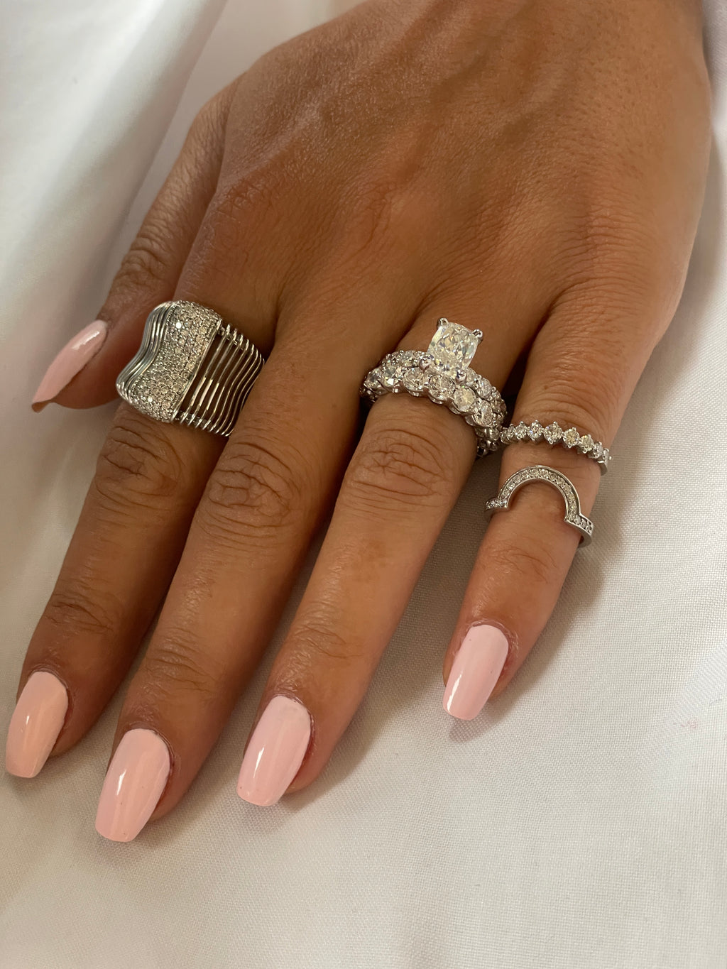 Sunset Diamond Ringlette