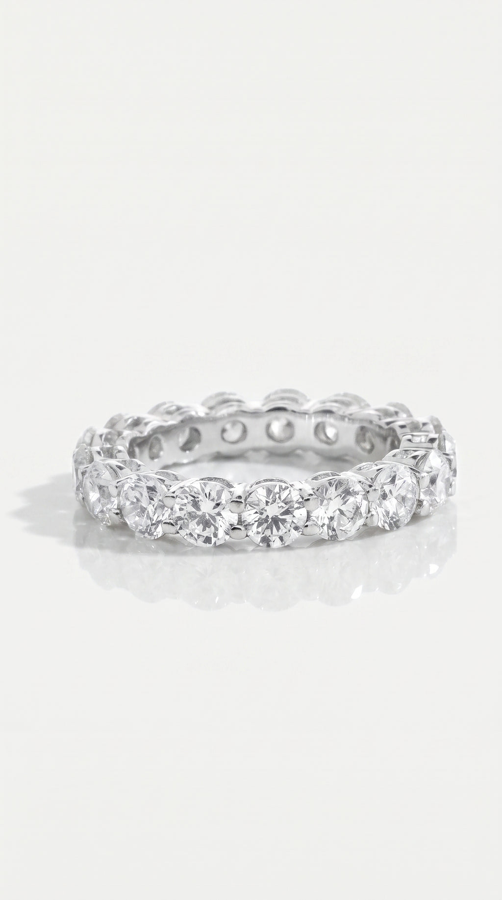 Round Diamond Eternity Band