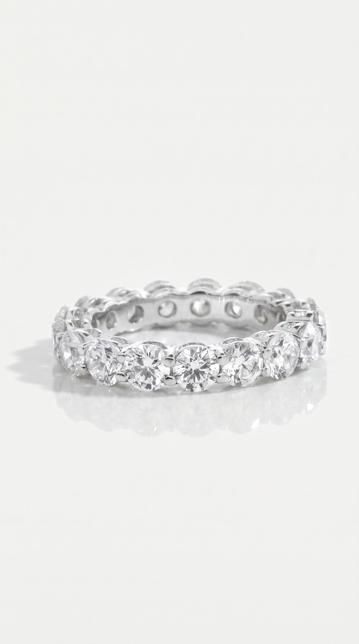 Round Diamond Eternity Band