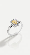 Fiko Fancy Cushion Solitaire
