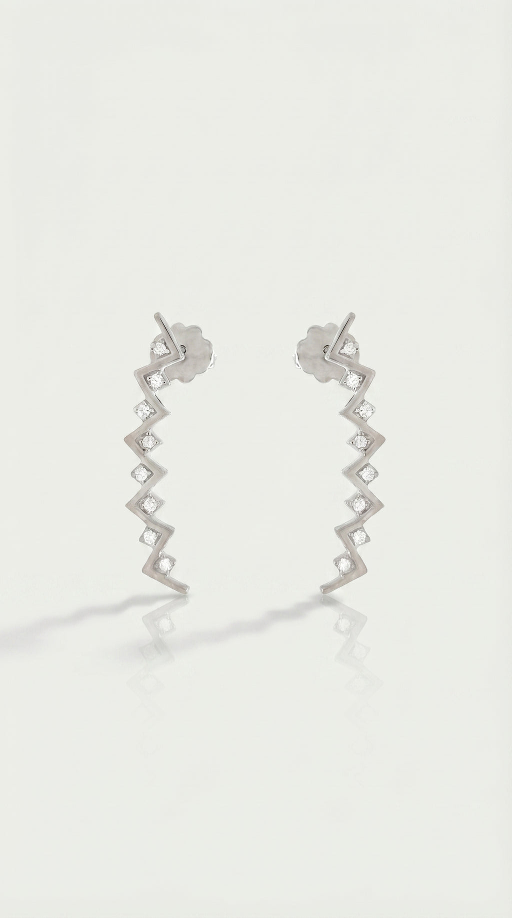 Bogolanfini Diamond Earrings
