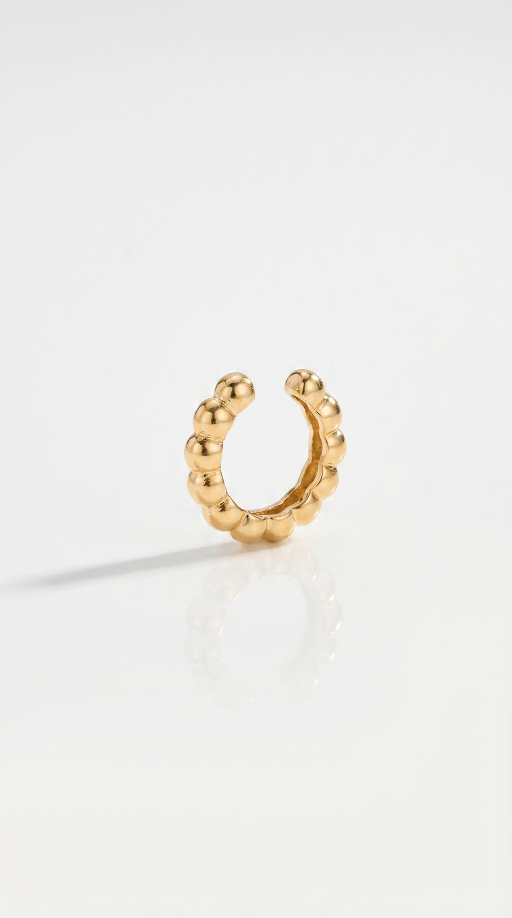 Gold Bubble Earcuff