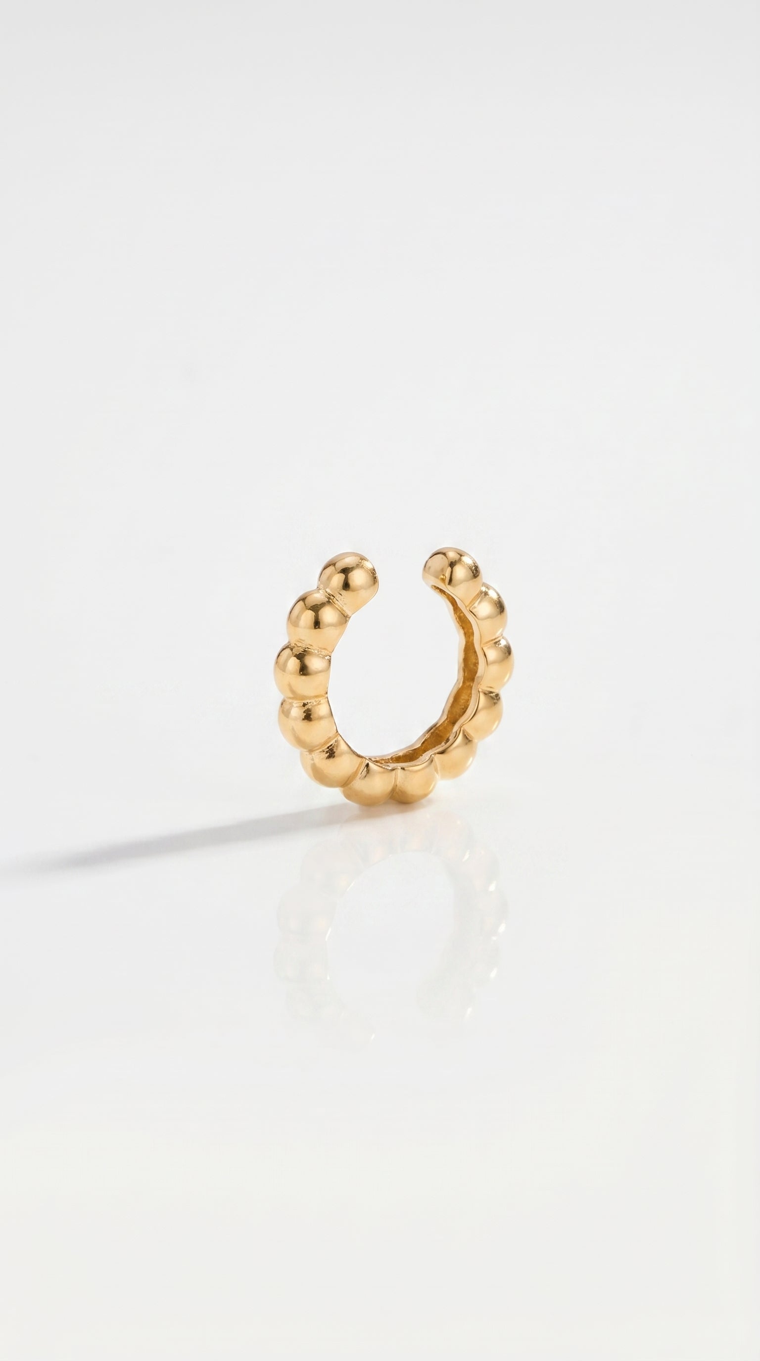 Gold Bubble Earcuff