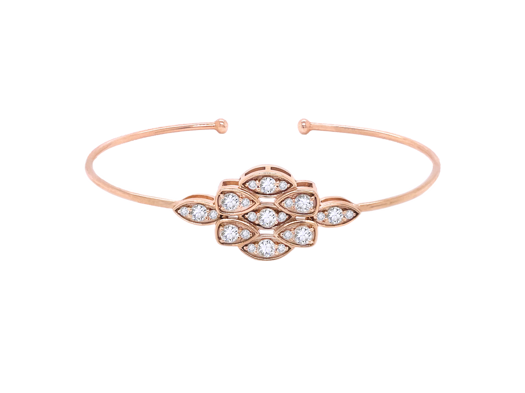 Diamond Bloom Bangle