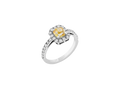 Fancy Yellow Cushion Solitaire