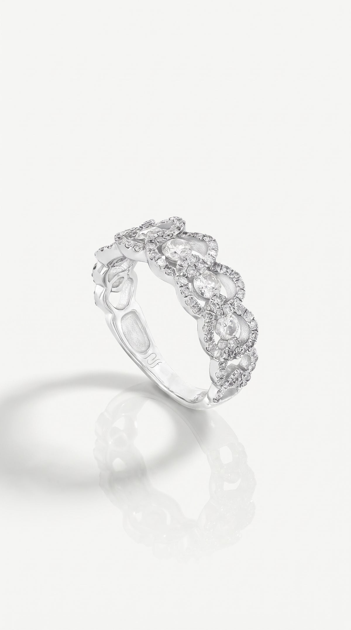 Poppy Diamond Pave Ring