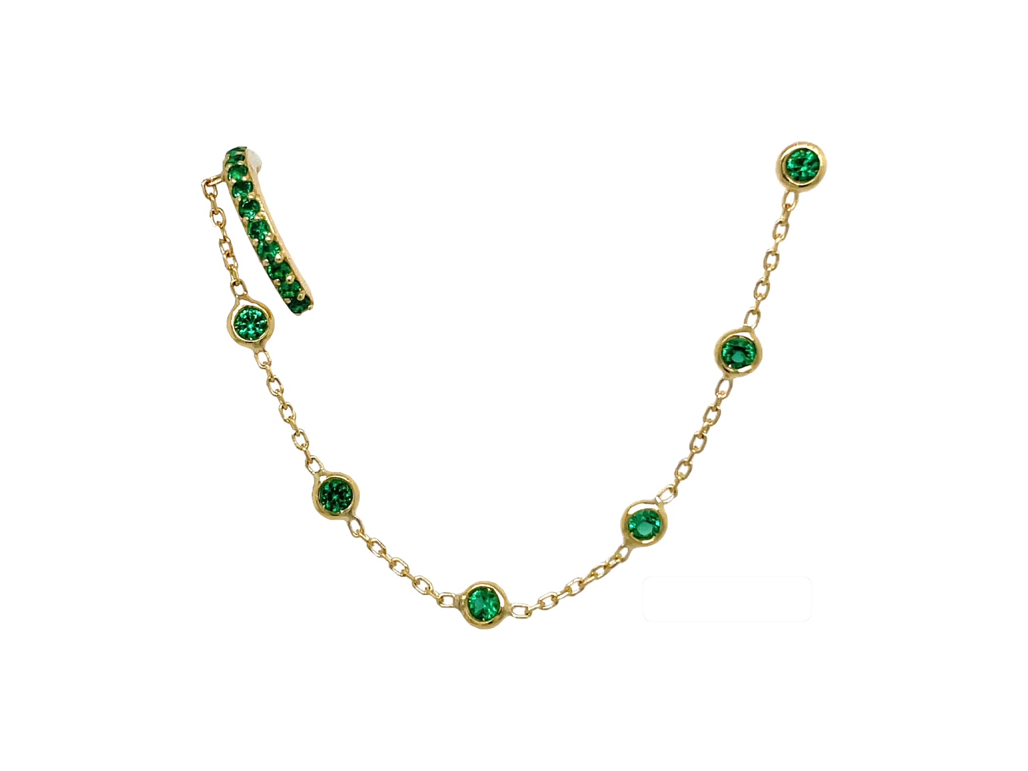 Emerald Earring Cuff