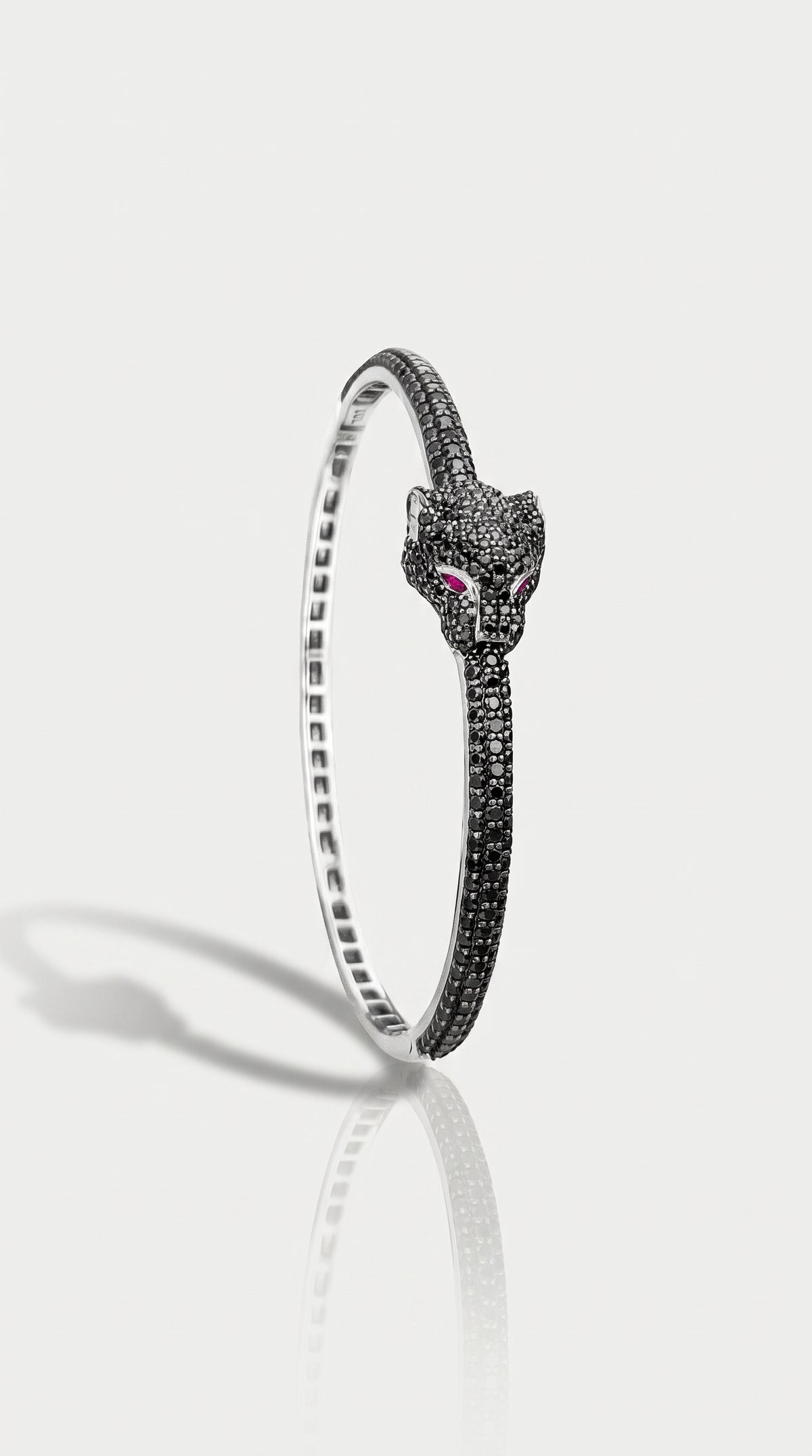 Black Moissanite Panther Bracelet