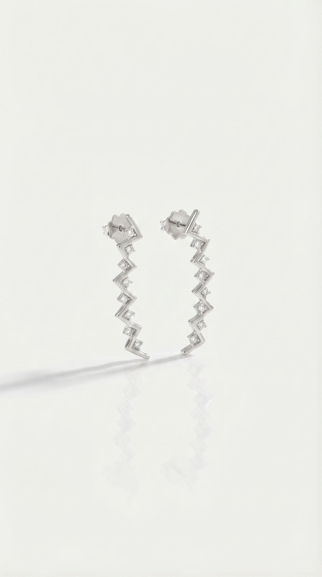 Bogolanfini Diamond Earrings