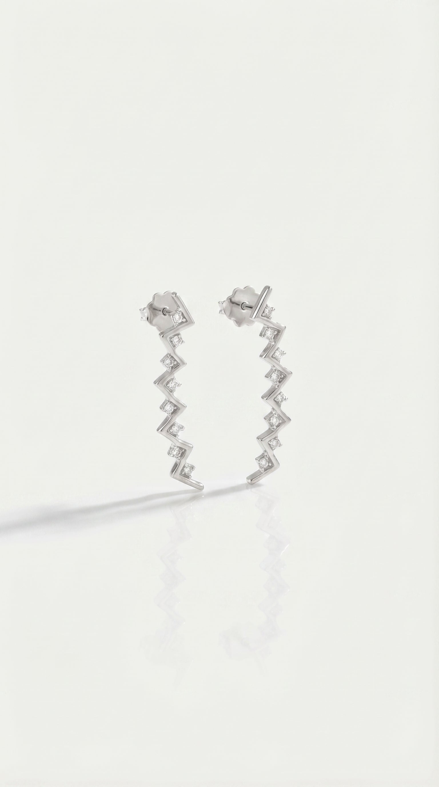 Bogolanfini Diamond Earrings