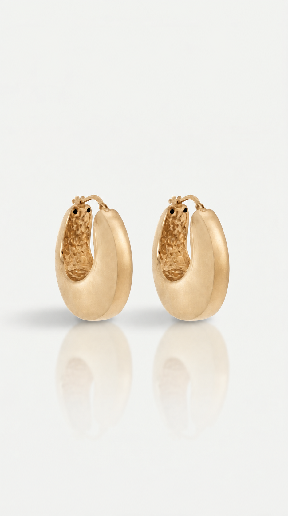Plump Hoop Earrings