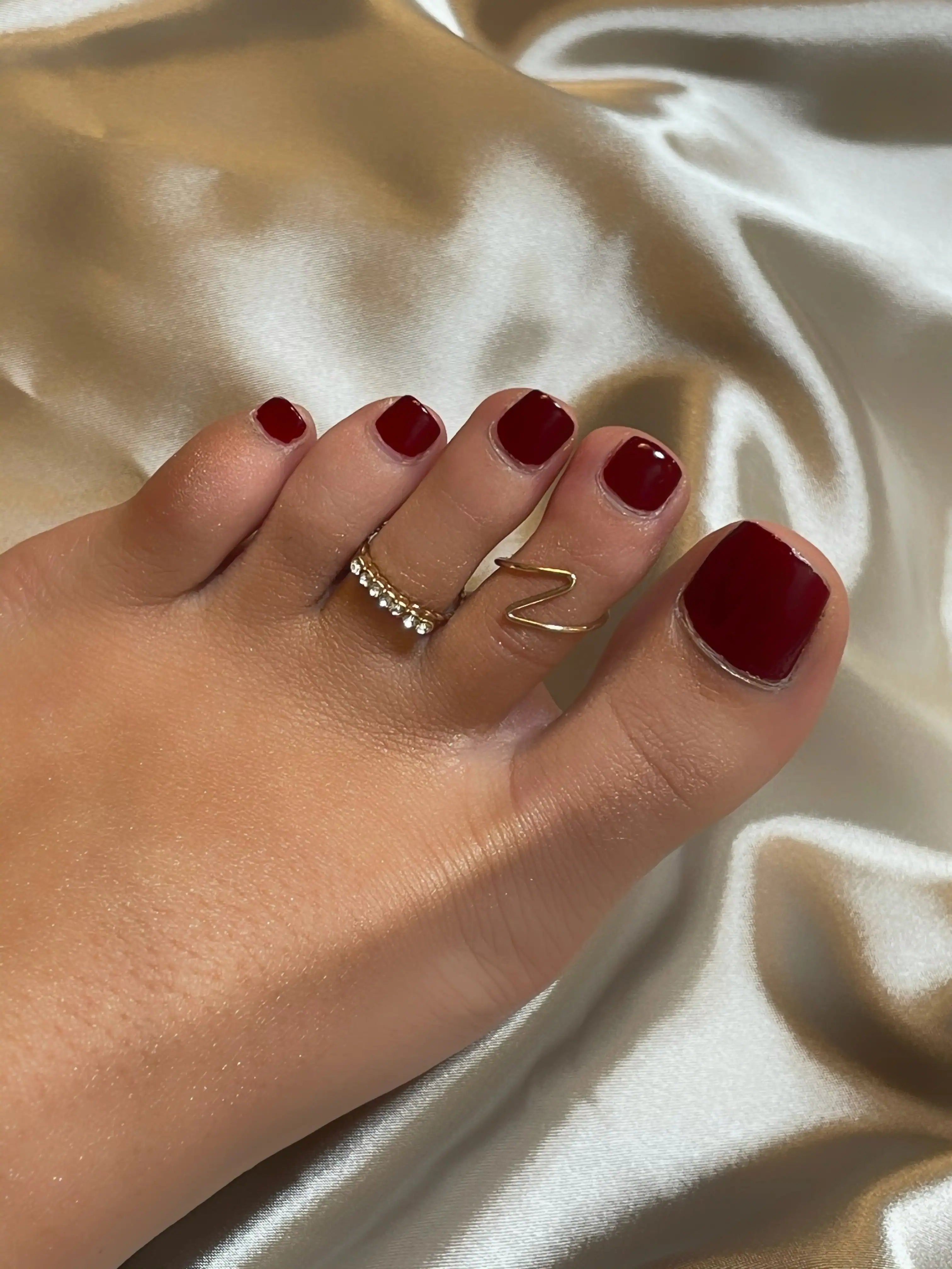 Lightning Toe Ring