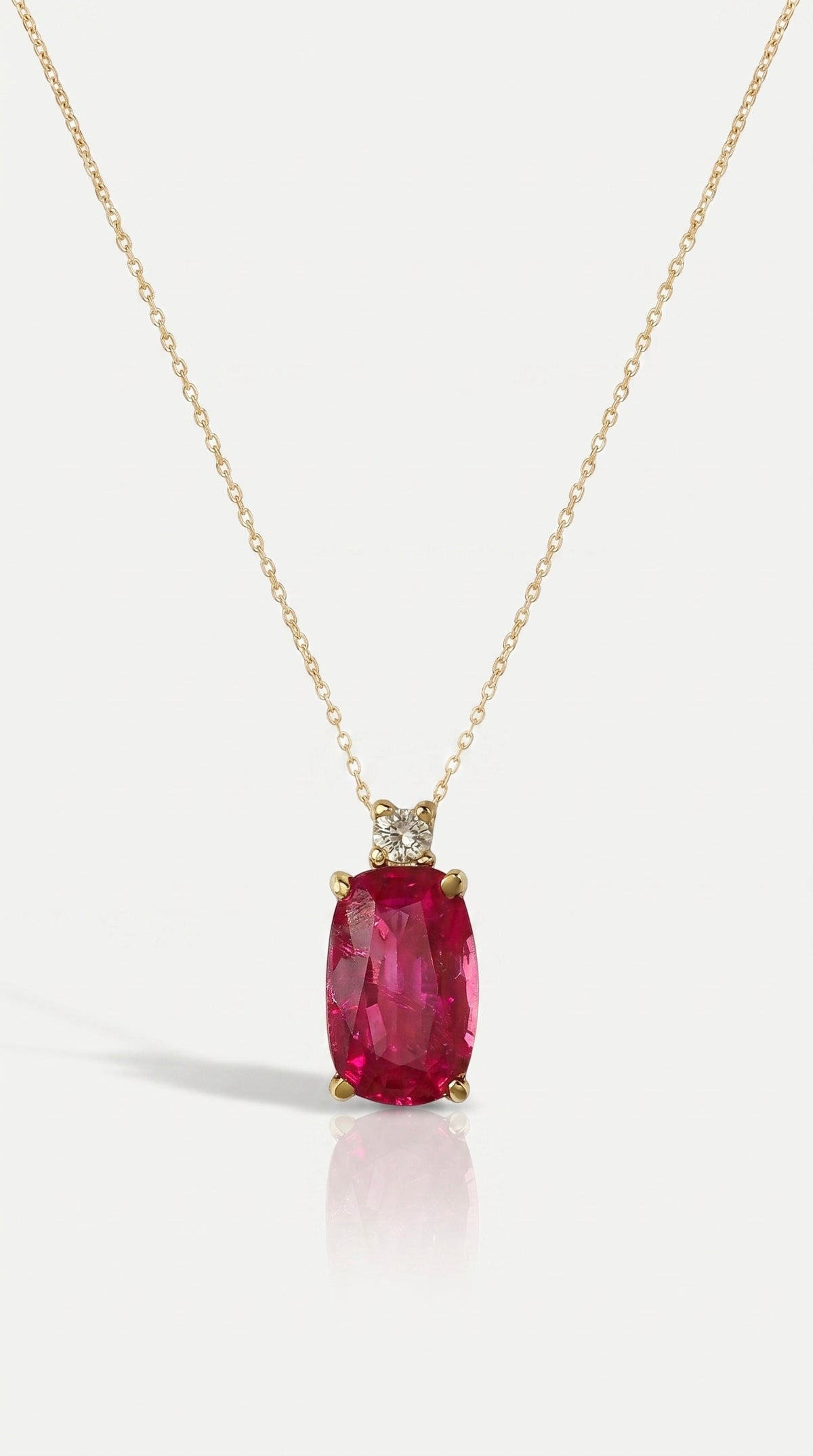 Fuchsia Tourmaline Pendant
