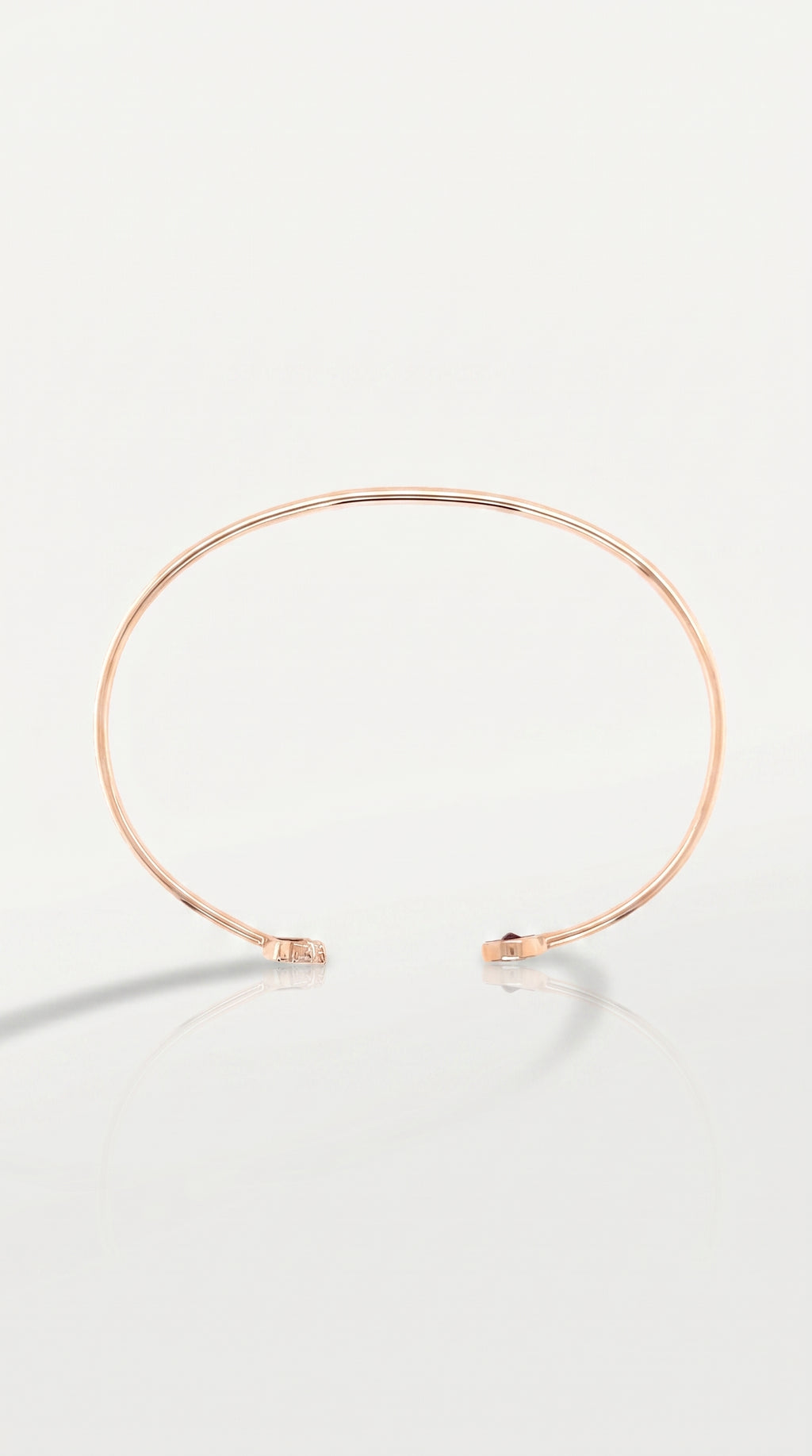 Tourmaline Sapphire Marquise Bangle