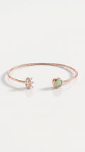 Opal Diamond Marquise Illusion Bangle