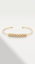 Seven Diamond Bezel Bangle