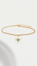 Topaz Eye Protection Anklet