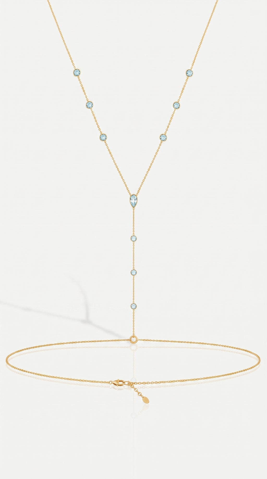 Aquamarine Multi Way Body Chain