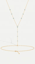 Aquamarine Multi Way Body Chain