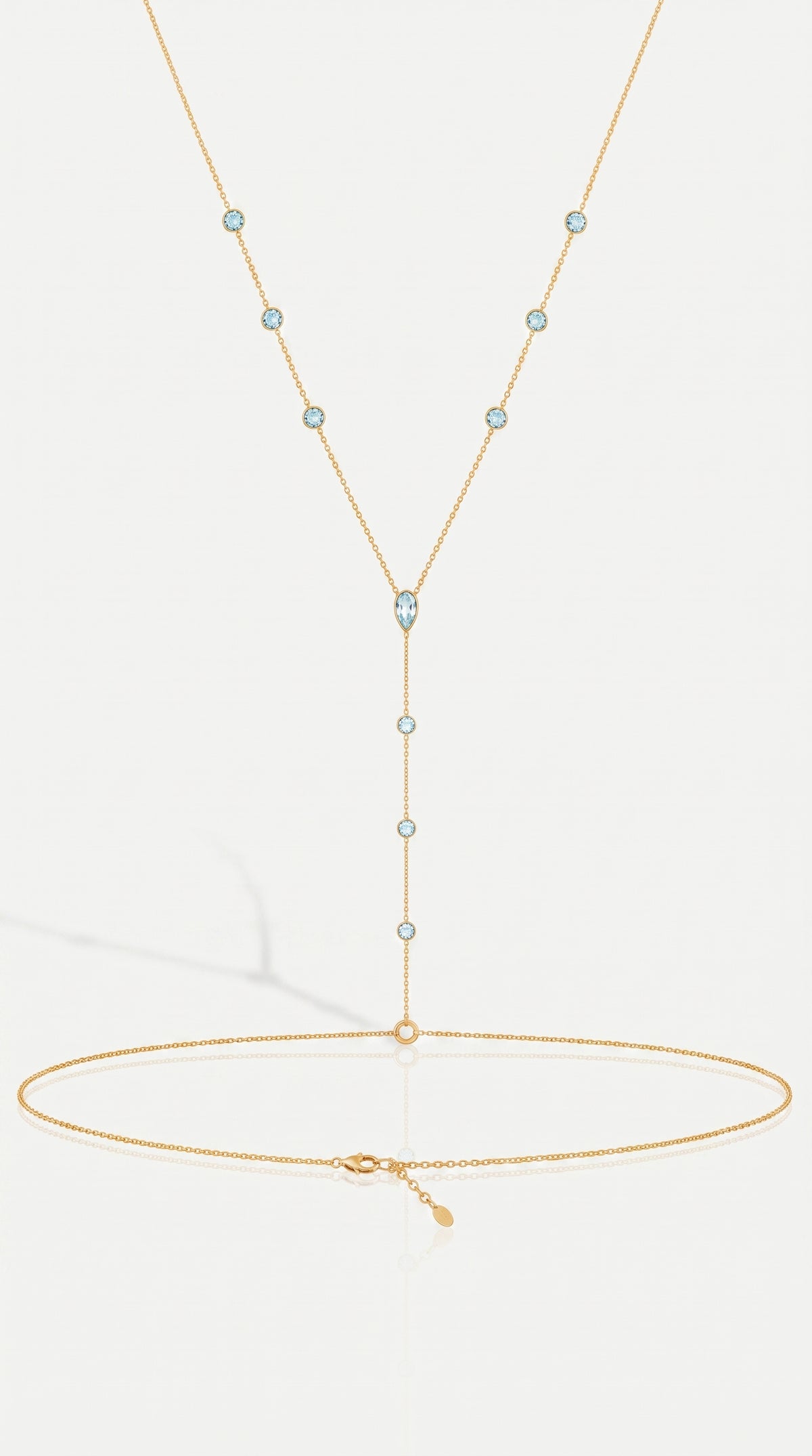 Aquamarine Multi Way Body Chain