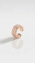 Twisted Diamond Earcuff