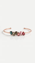 Rainbow Tourmaline Bangle