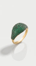 Tsavorite Ombre Ring