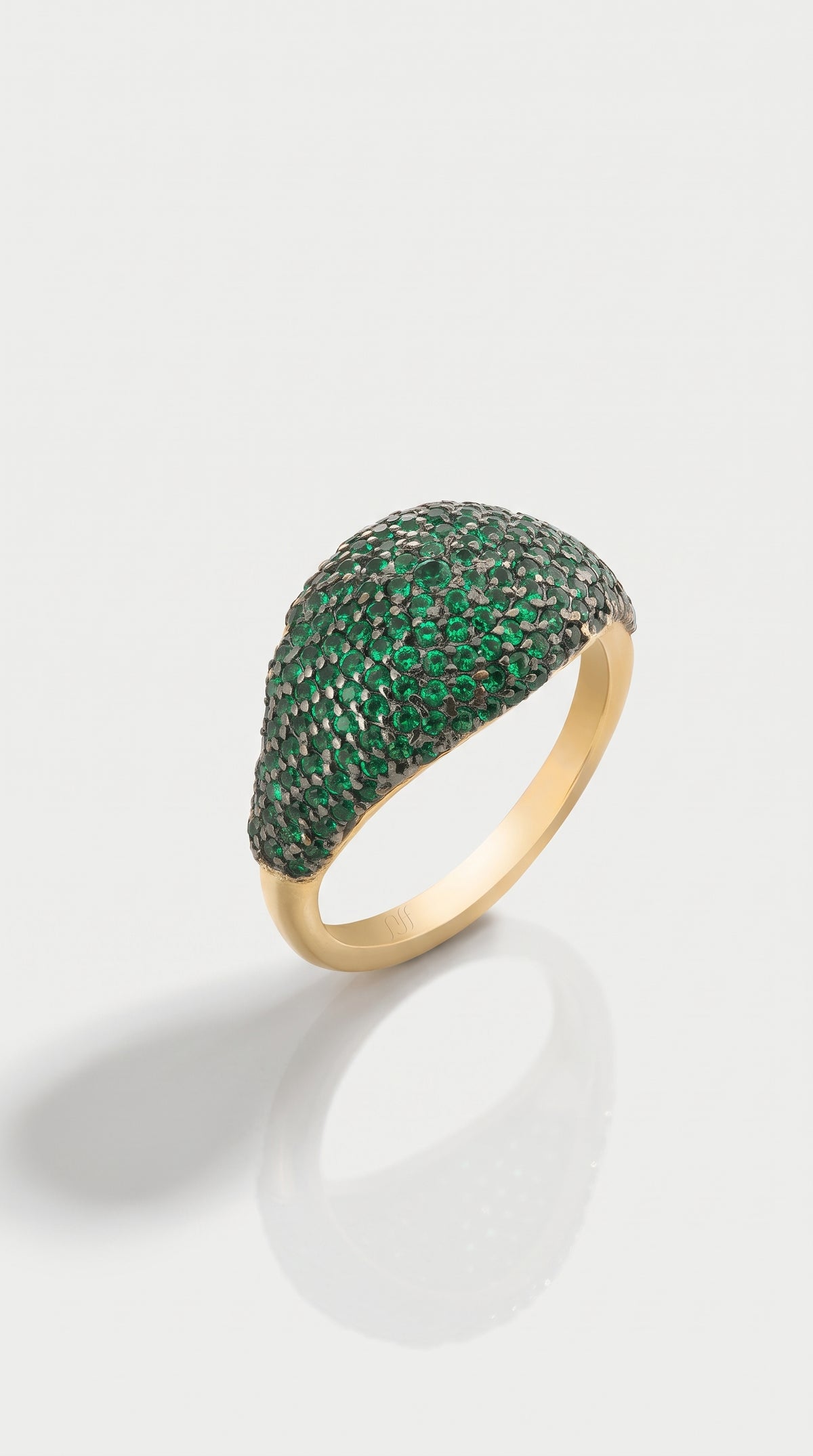 Tsavorite Ombre Ring