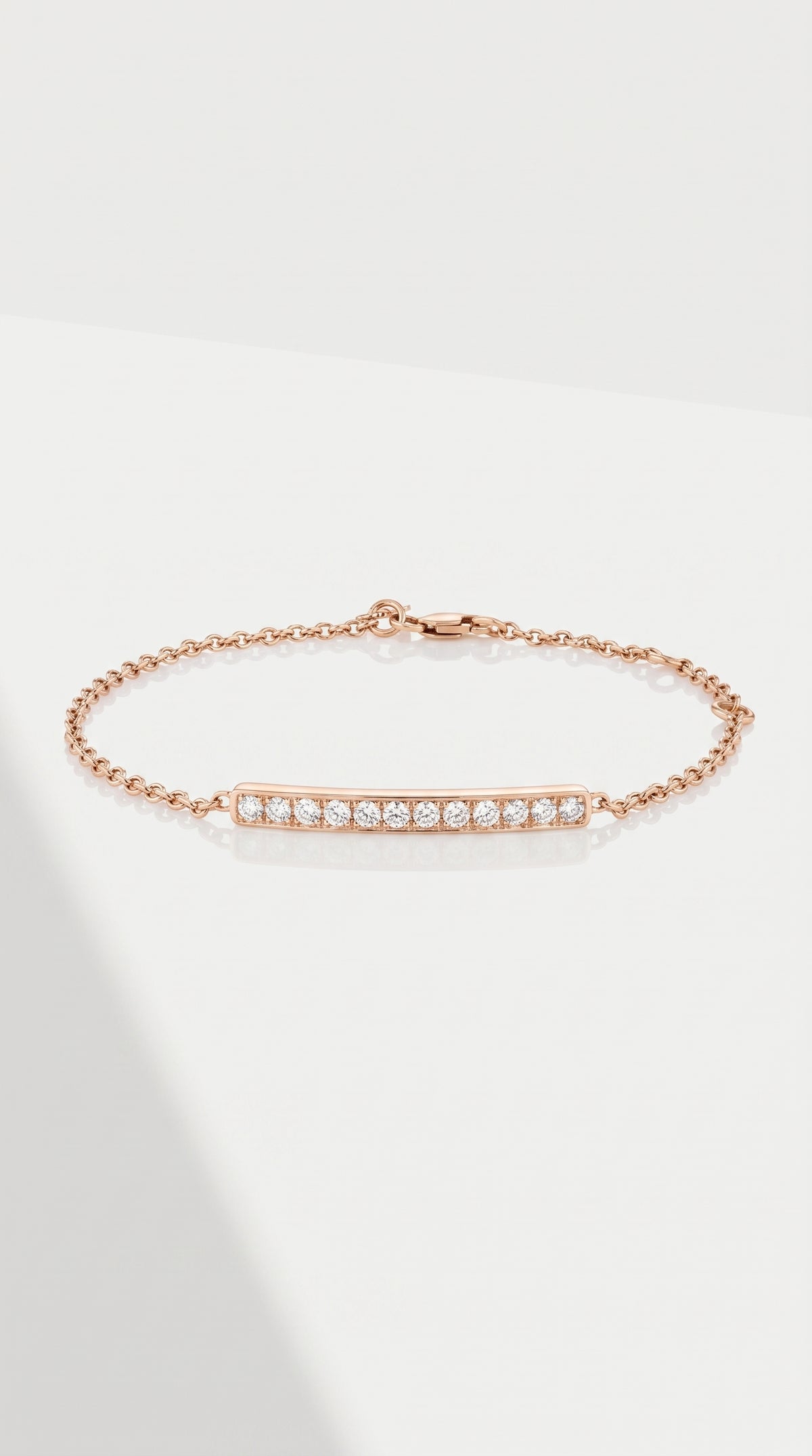 Semi Diamond Bangle Bracelet